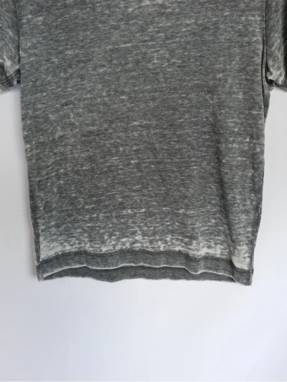 Zara Washed Grey T-Shirt Women’s Medium Fitted Short Sleeve Tee - Picture 4 of 8